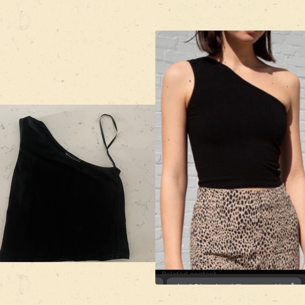 Brandy Melville one shoulder top
